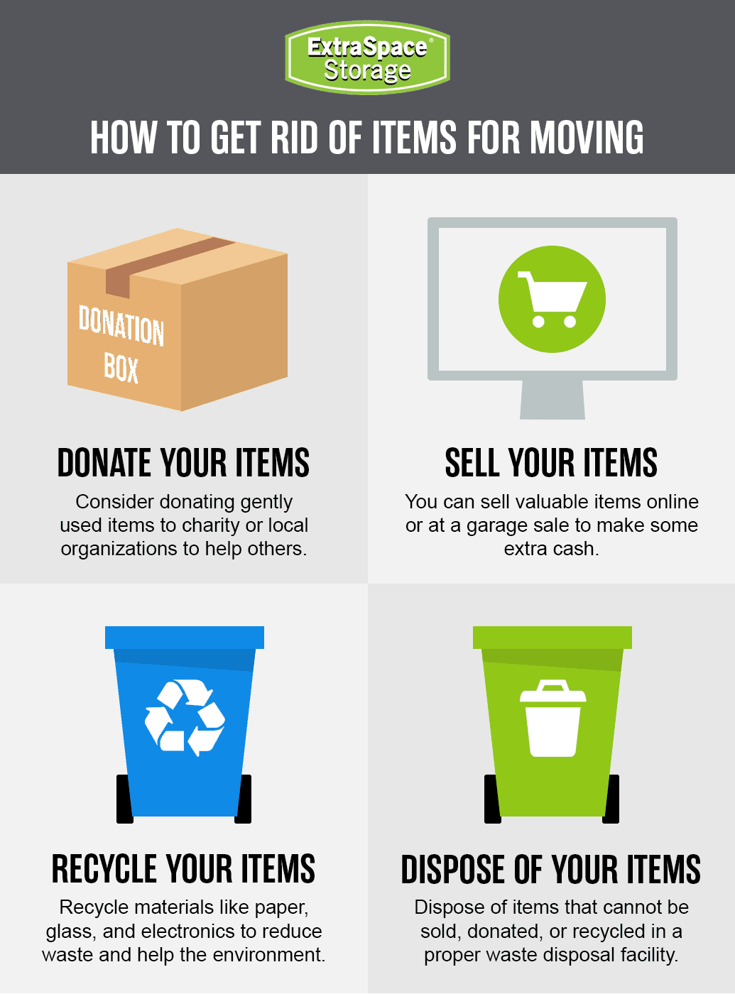 Rich Content - Getting Rid of Items For Moving