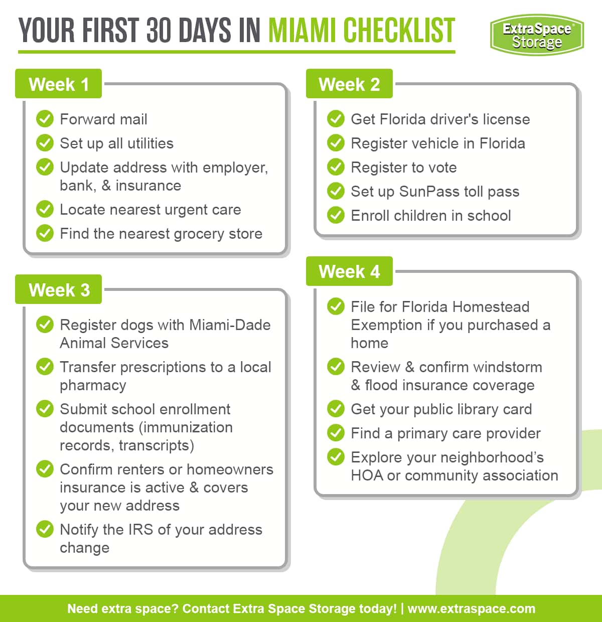 Your First 30 Days in Miami Checklist RichContent