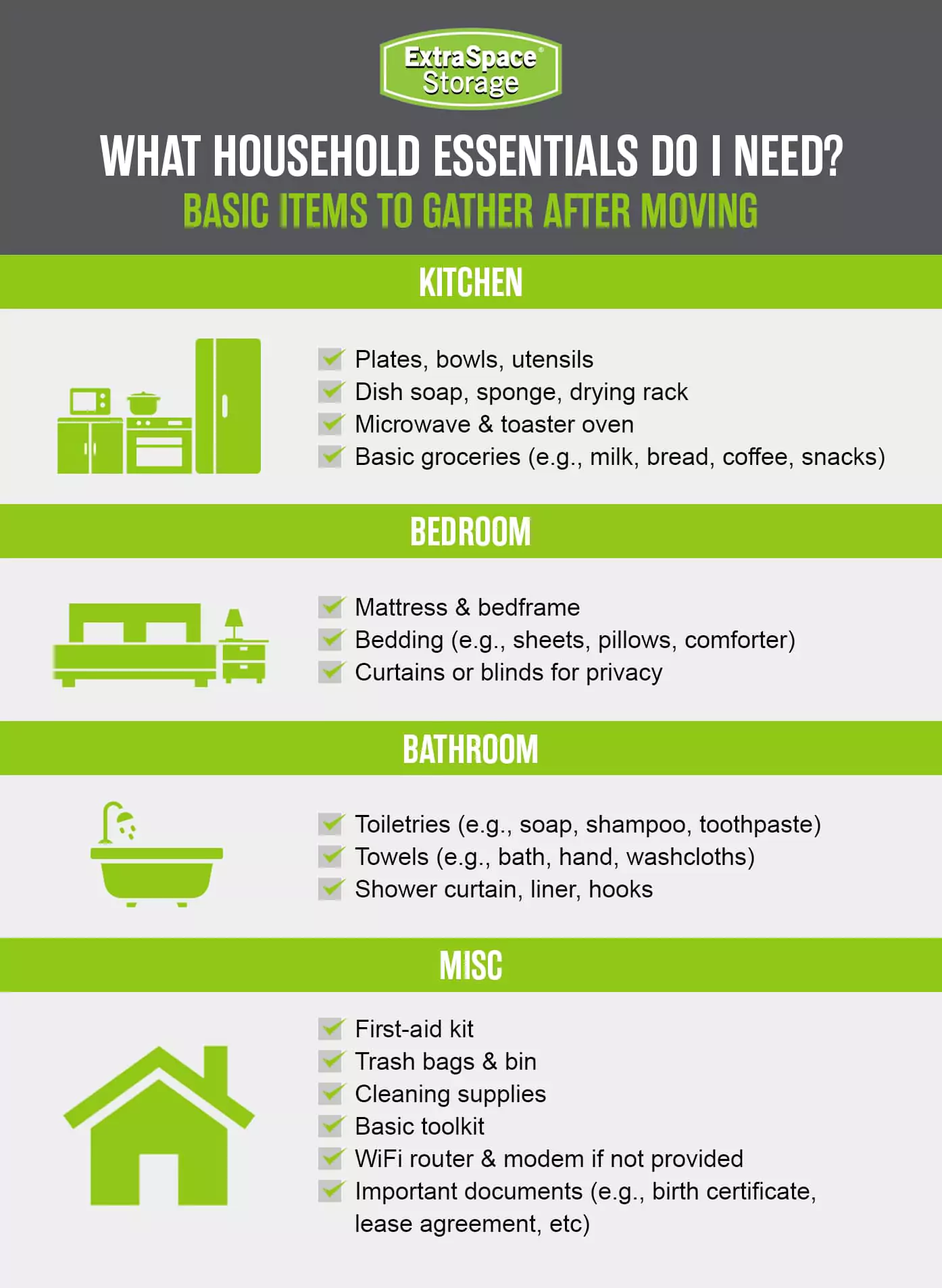 Rich Content - How to Move Out of Your Parents House: Household Essentials