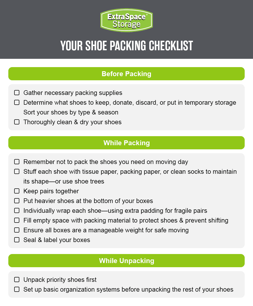 Rich Content - How to Pack Shoes for Moving