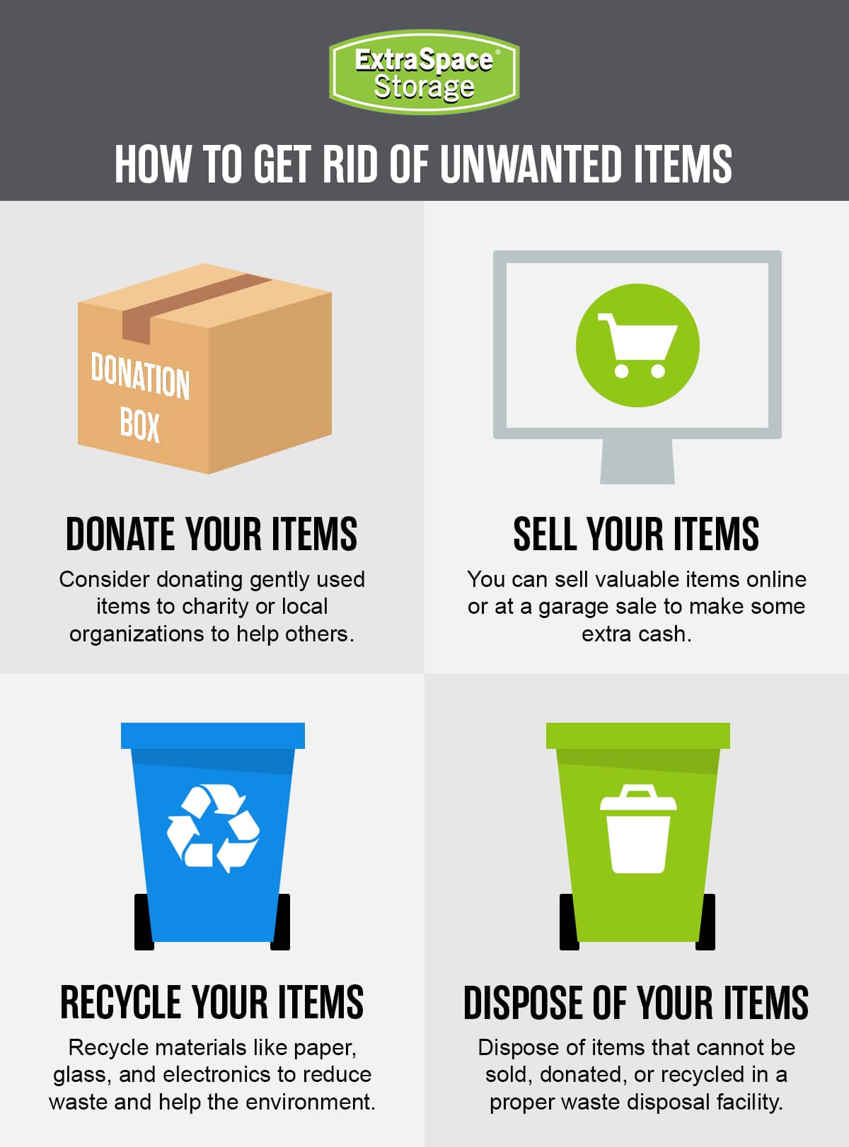 Rich Content - What to Do With Unwanted Items