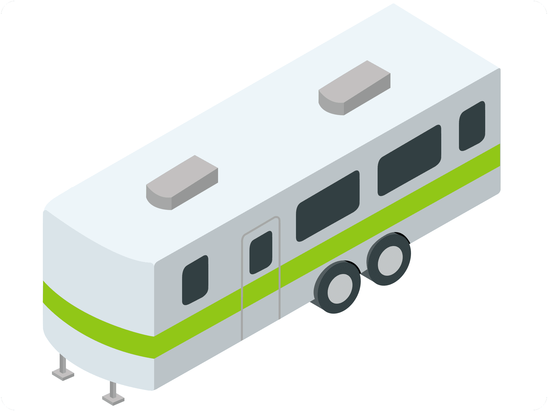graphic of large rv trailer