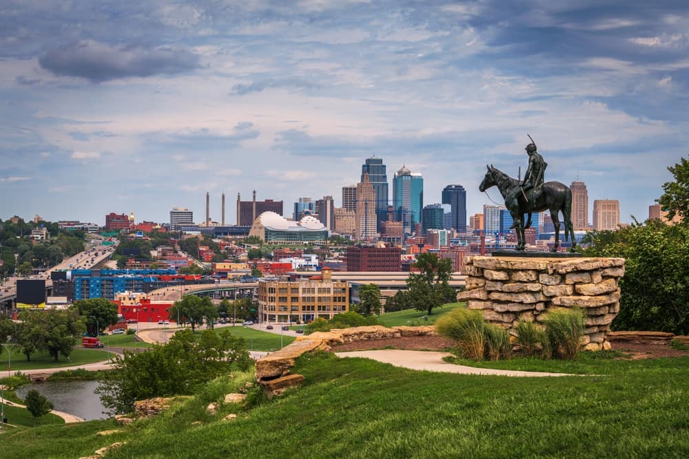 Skyline view of Kansas City, MO
