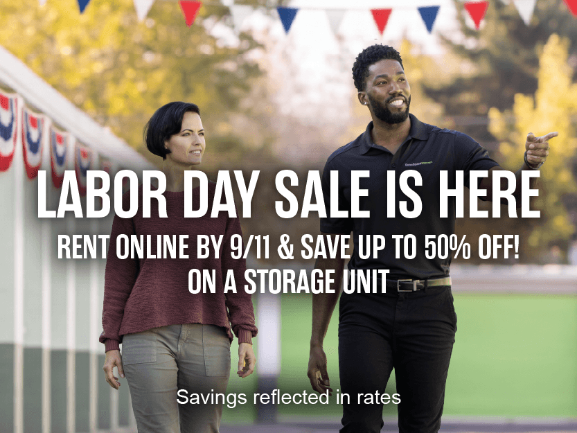 Rent online by 9/11/2026 & save up to 50% on a storage unit