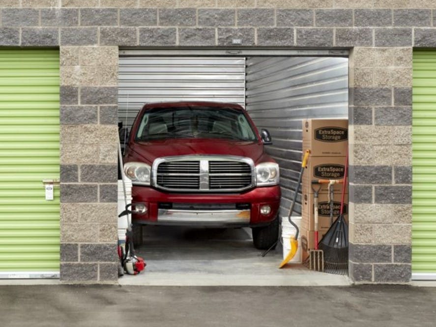 Commercial Vehicle in Storage Unit