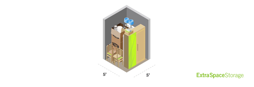 5x5 Storage Units Visualization 