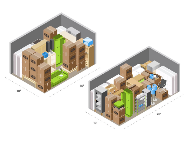 10x15 vs 10x20 Storage Size Comparison