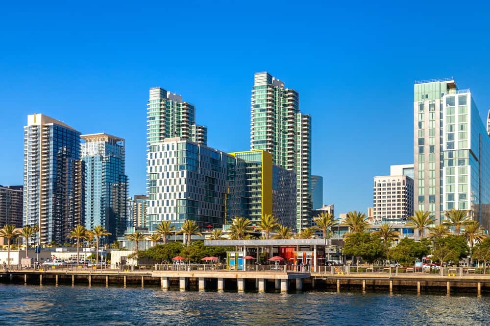 Skyline view of downtown San Diego, CA