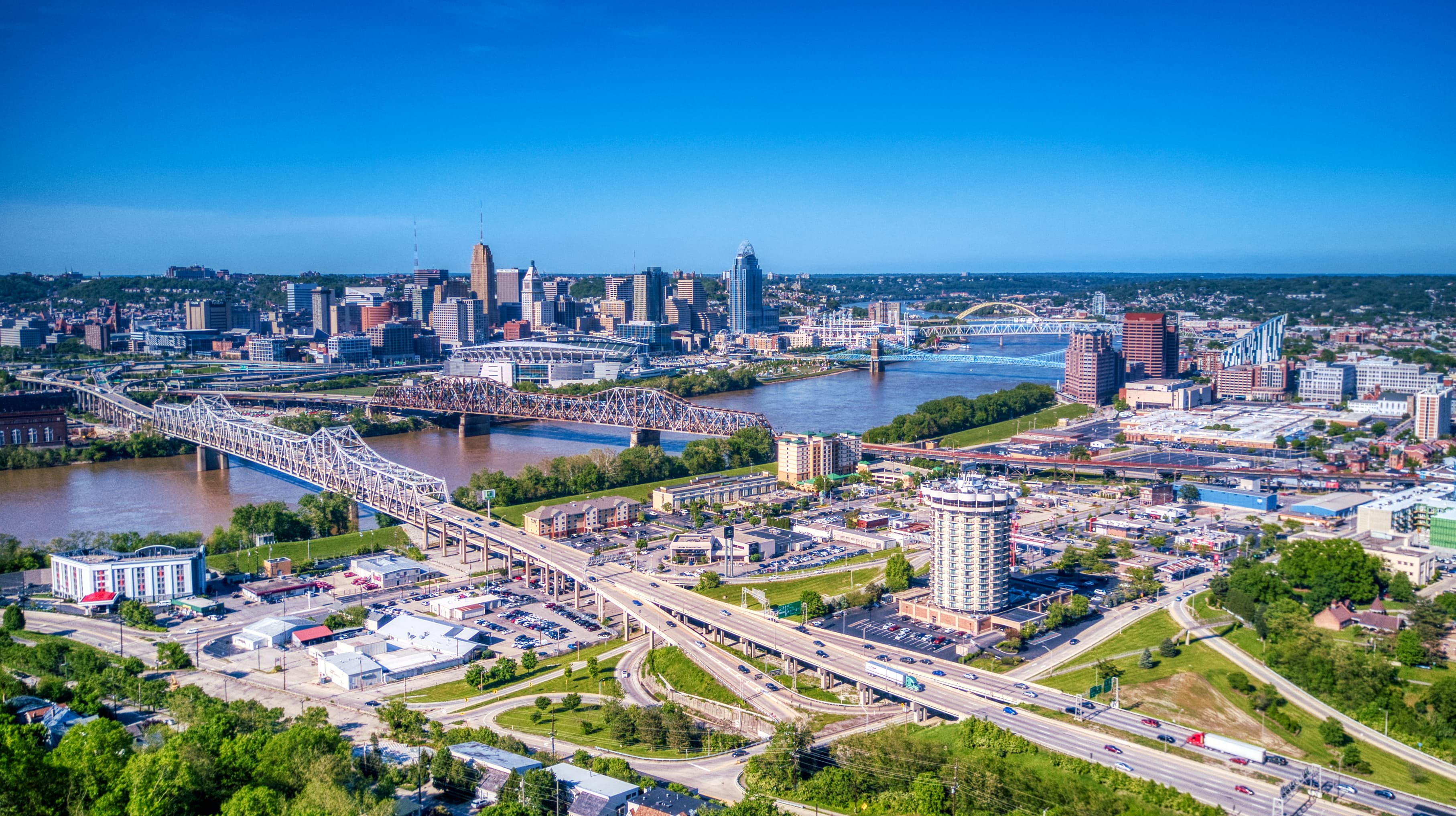 Skyline photo of Covington, KY skyline