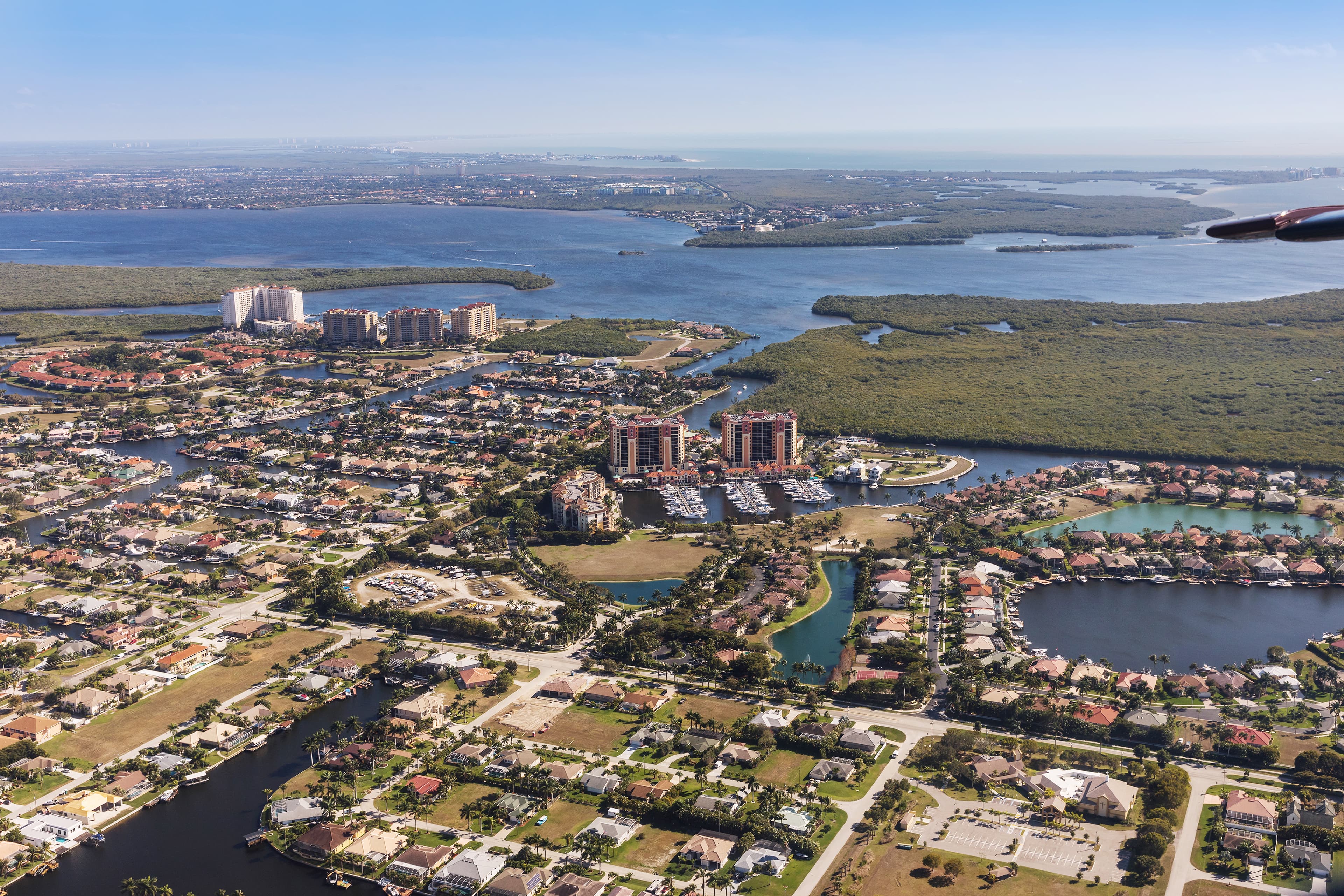Cape Coral, FL skyline.