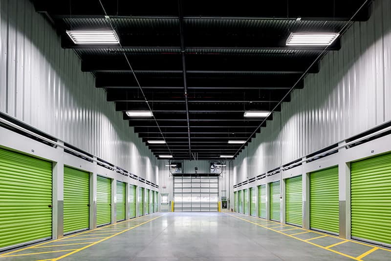 Indoor storage units