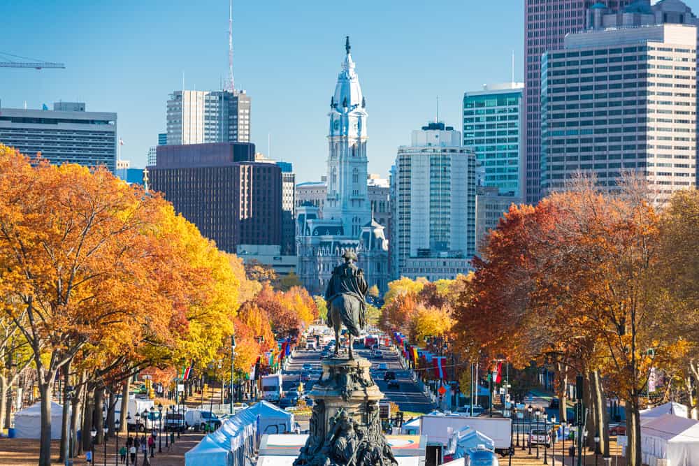 Skyline image of Philadelphia, PA