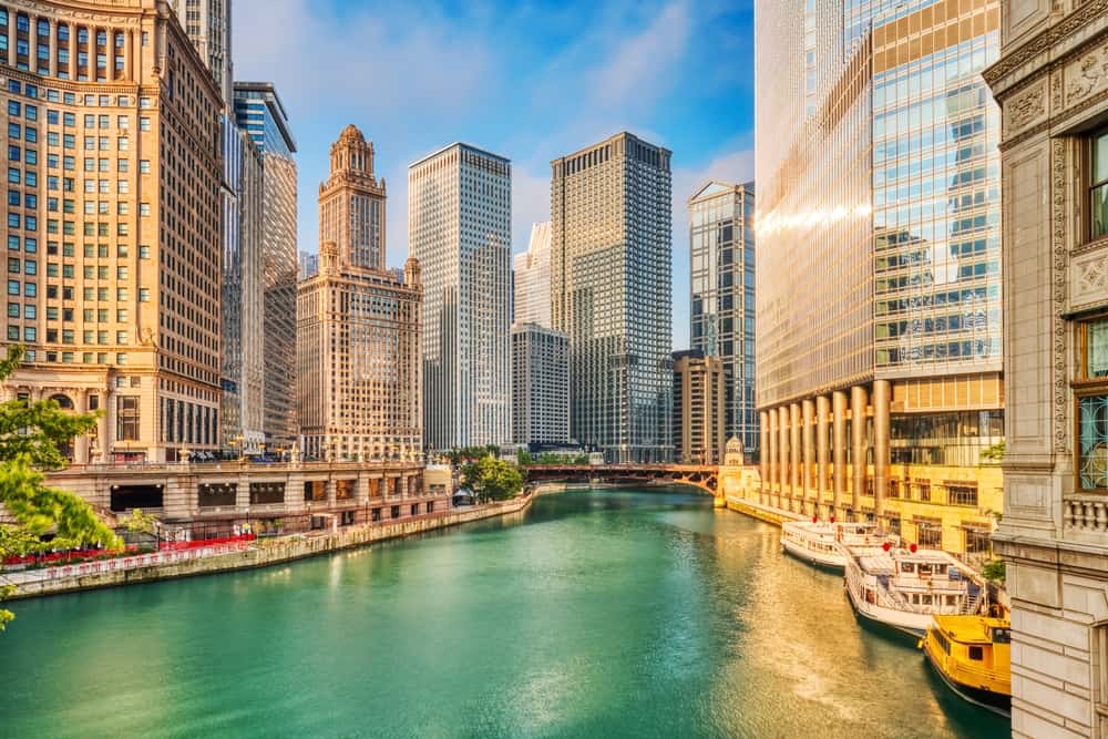 Downtown Chicago during daytime.