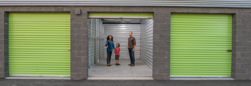 Family In A Climate Controlled Storage Unit