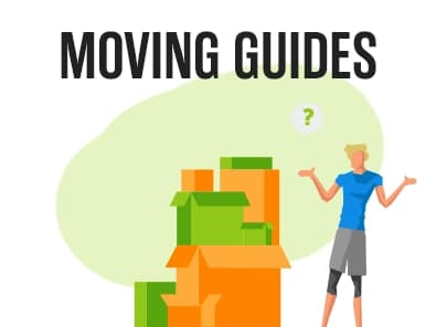 Moving Guides: Man staring at boxes questioning how to pack for a move.