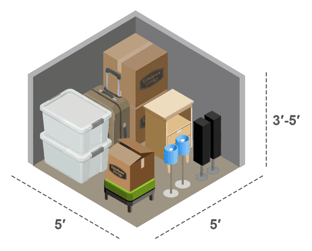 Storage Lockers: Small Self Storage Units | Extra Space Storage