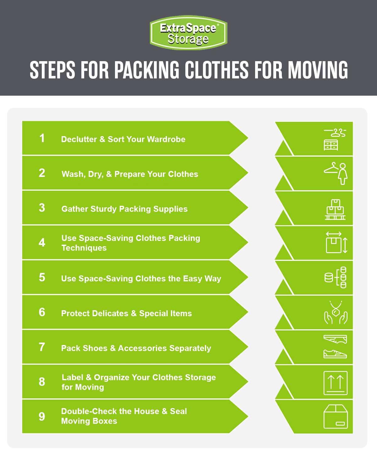 Tips for How to Pack Clothes for a Move