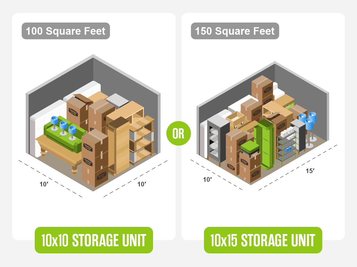 10x10 Units - How Big Is 10x10 Storage Unit? | Extra Space Storage