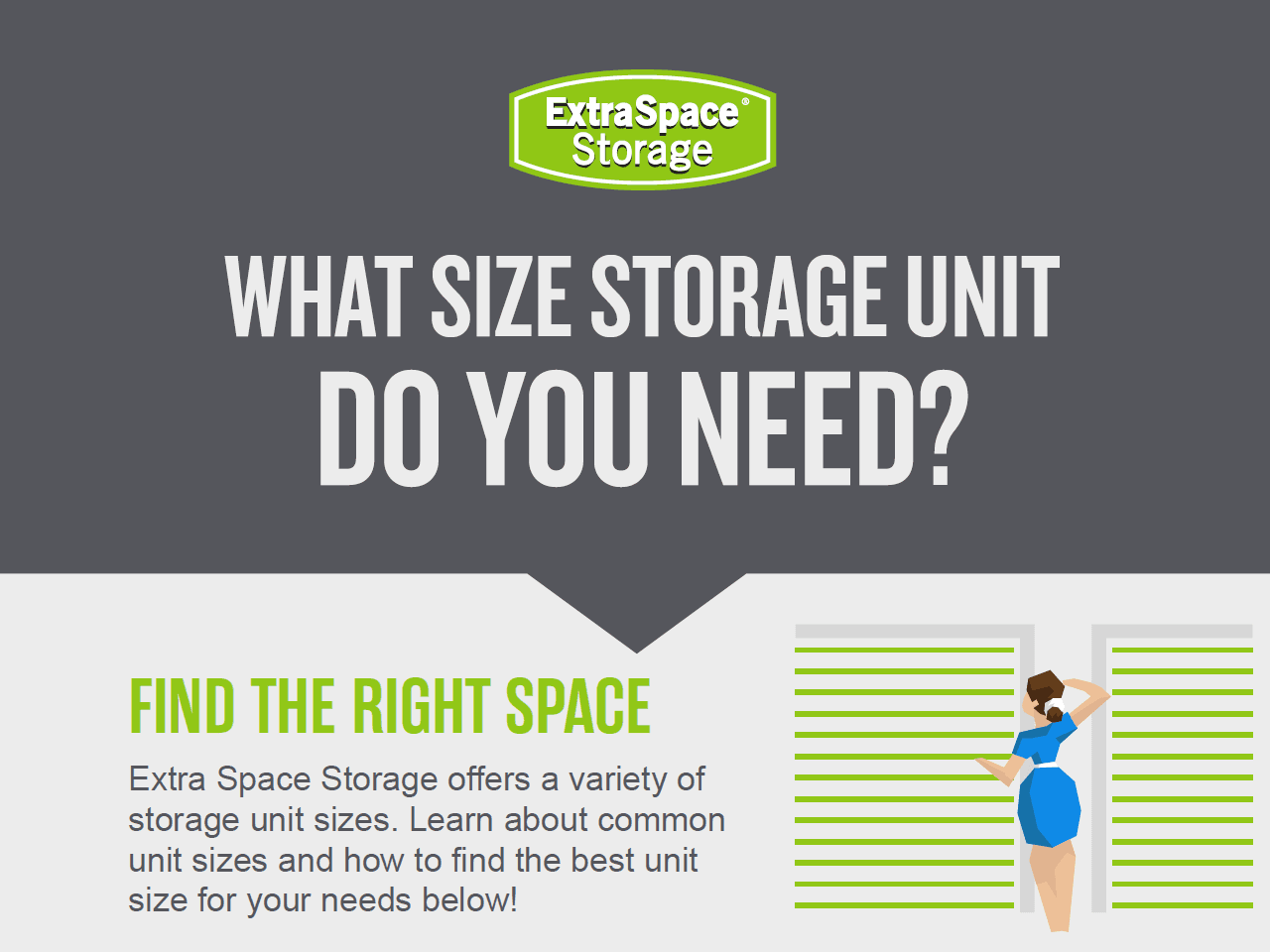 Storage Unit Size Guide – What Size Unit Do You Need | Extra Space Storage