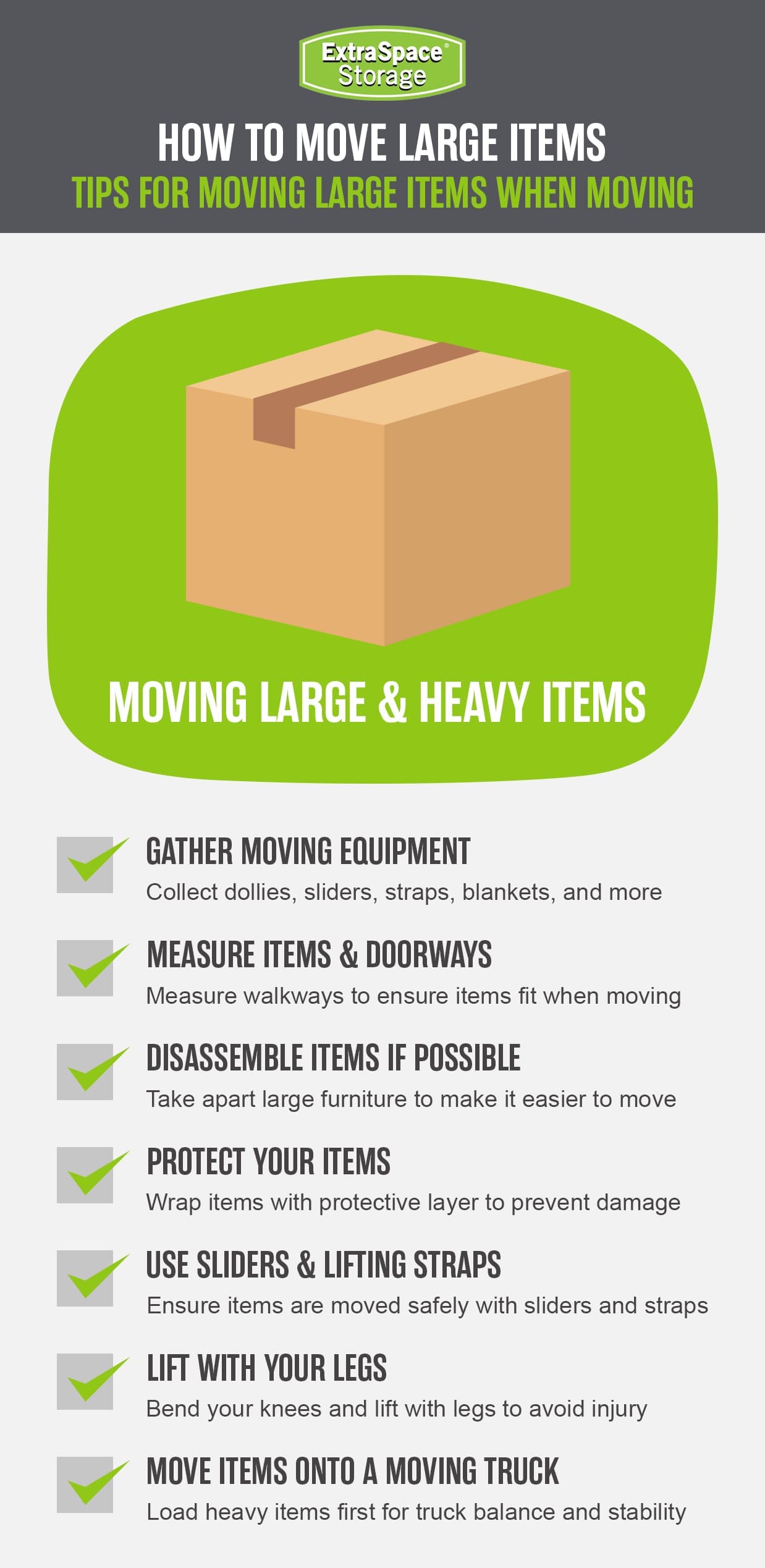 10 Tips for Moving Large Items