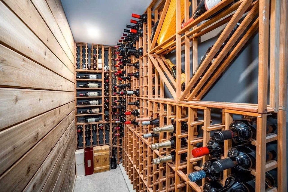 Wine storage cellar. Photo by Instagram user @erinpatterson.realtor