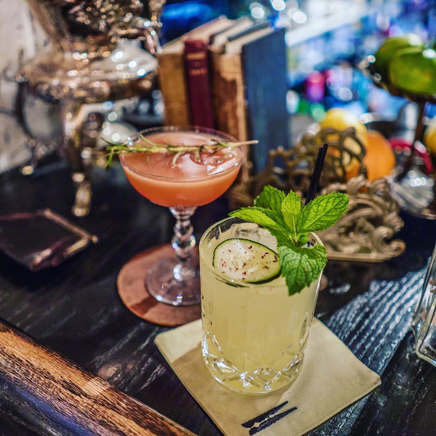 Cocktails from The Laundry Room bar in Las Vegas. Photo by @laundryroomlv