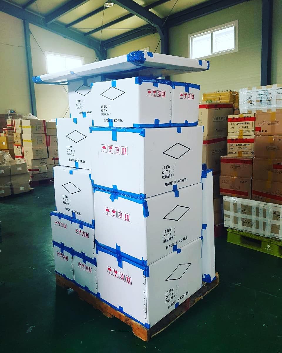 Boxes Packed Up for Shipping. Photo by Instagram user @atl_air_shipping