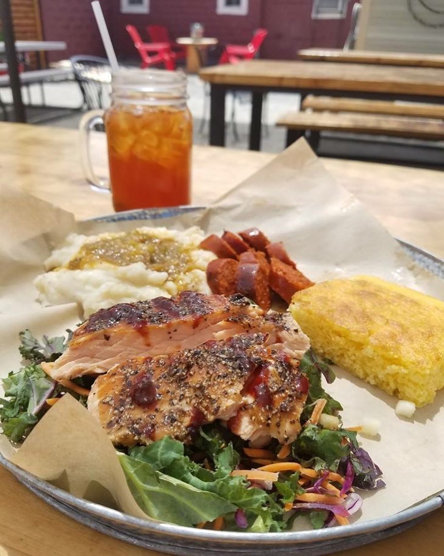 Fins and Hooves Platter from Piggin' Out Smokehouse in Denver. Photo by Instagram user @pigginoutsmokehouse