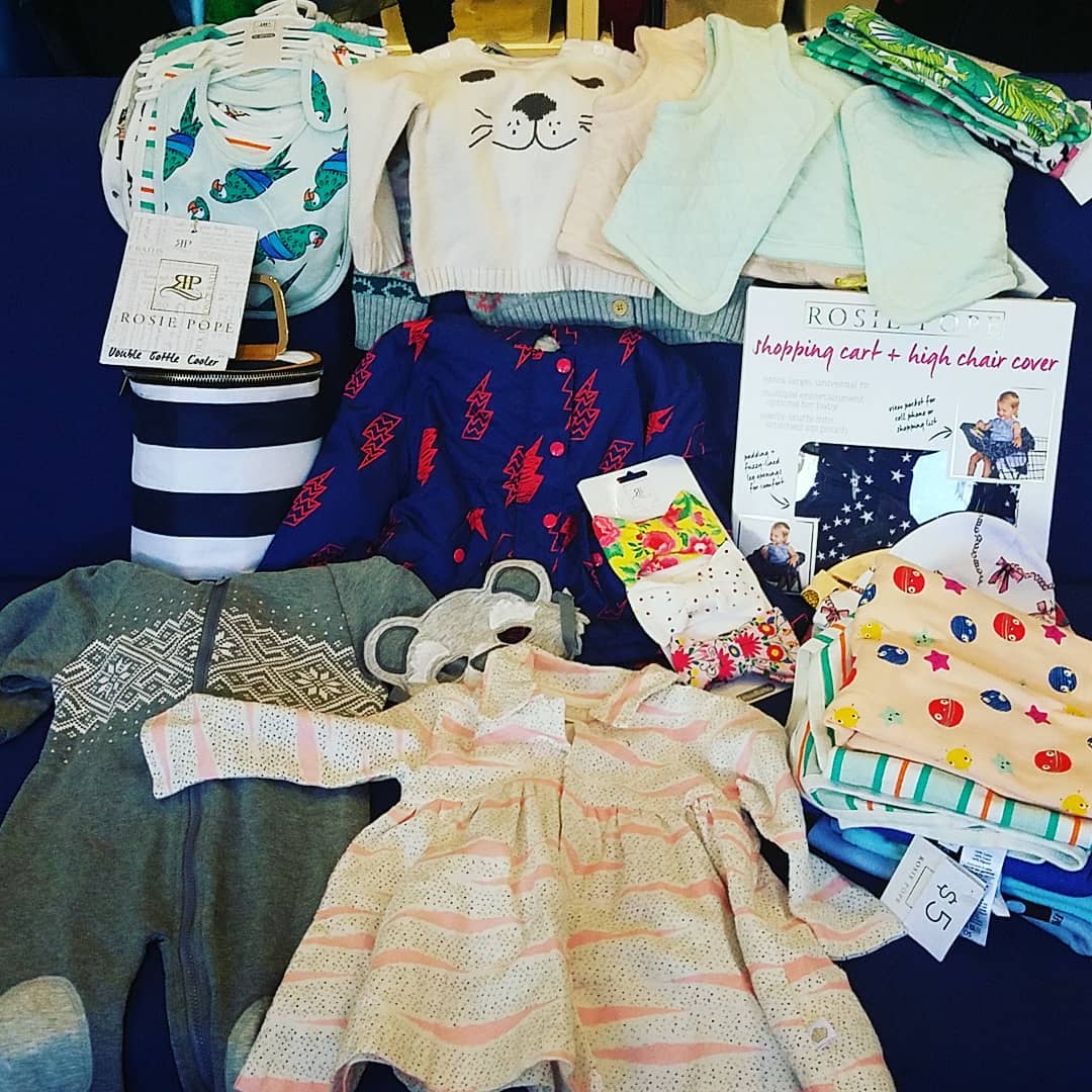 Donated Baby Clothes. Photo by Instagram user @roomtogroworg
