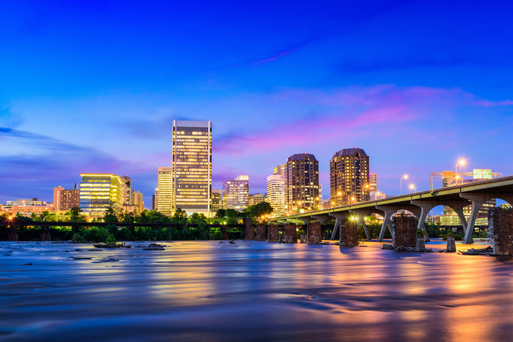 Skyline of Richmond, VA