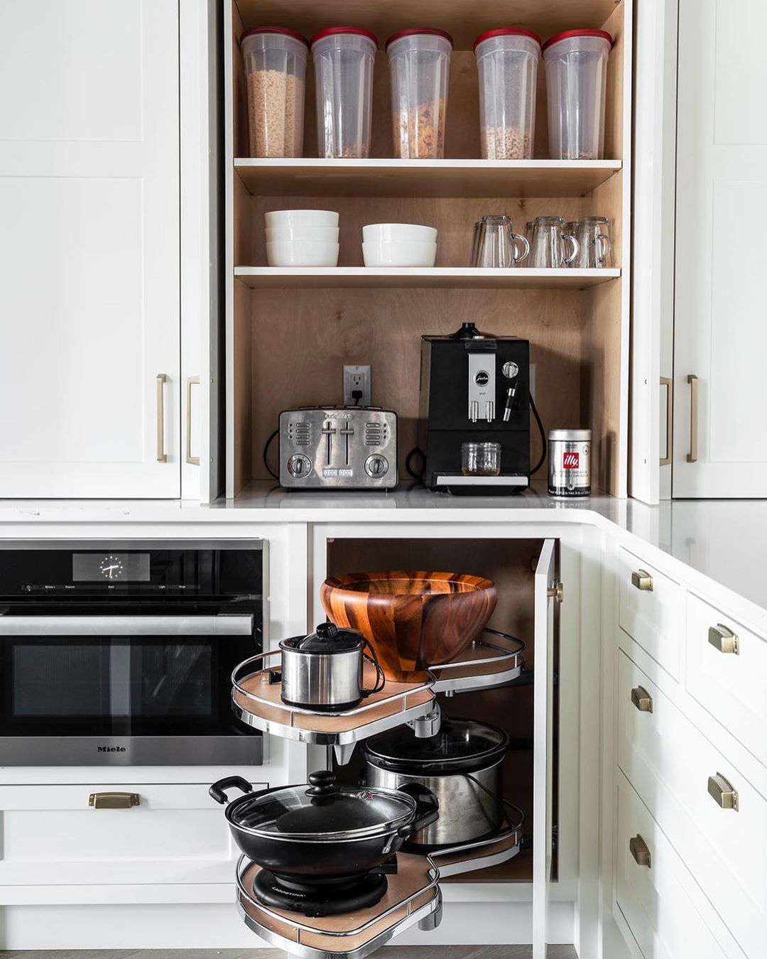 Tall Corner Kitchen Cabinet Storage Ideas
