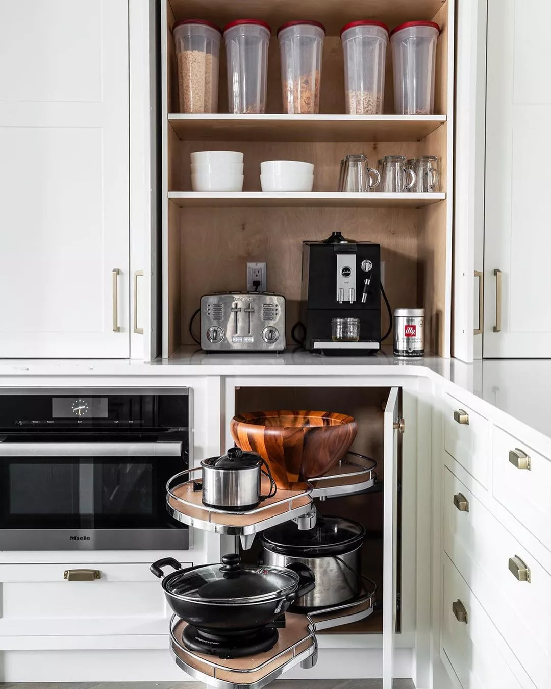 Tuck and Roll: How to Get More Counter Space in Your Kitchen