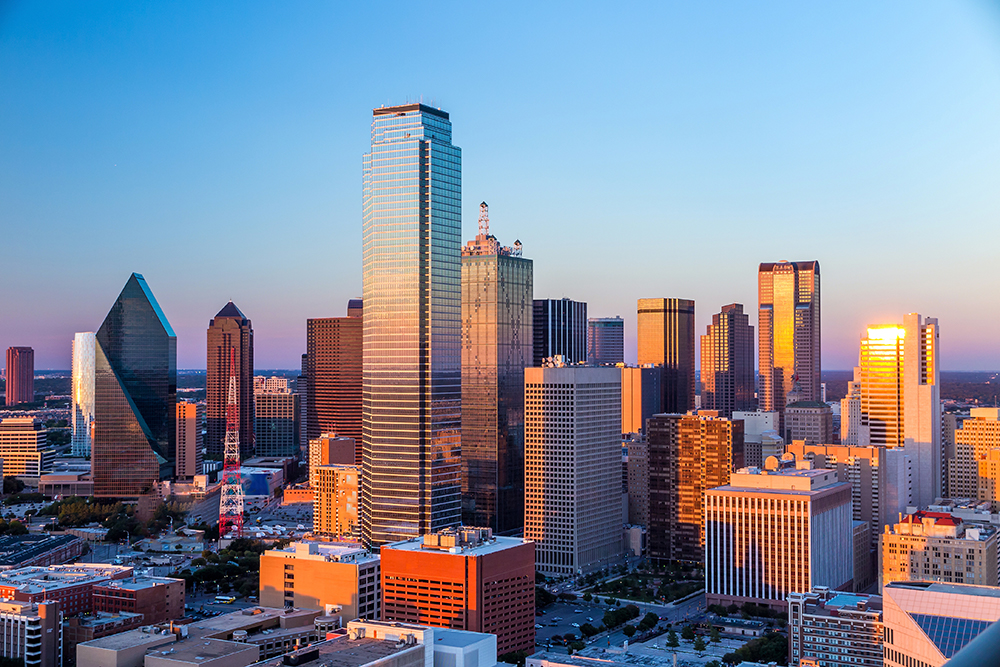 Dallas, TX skyline