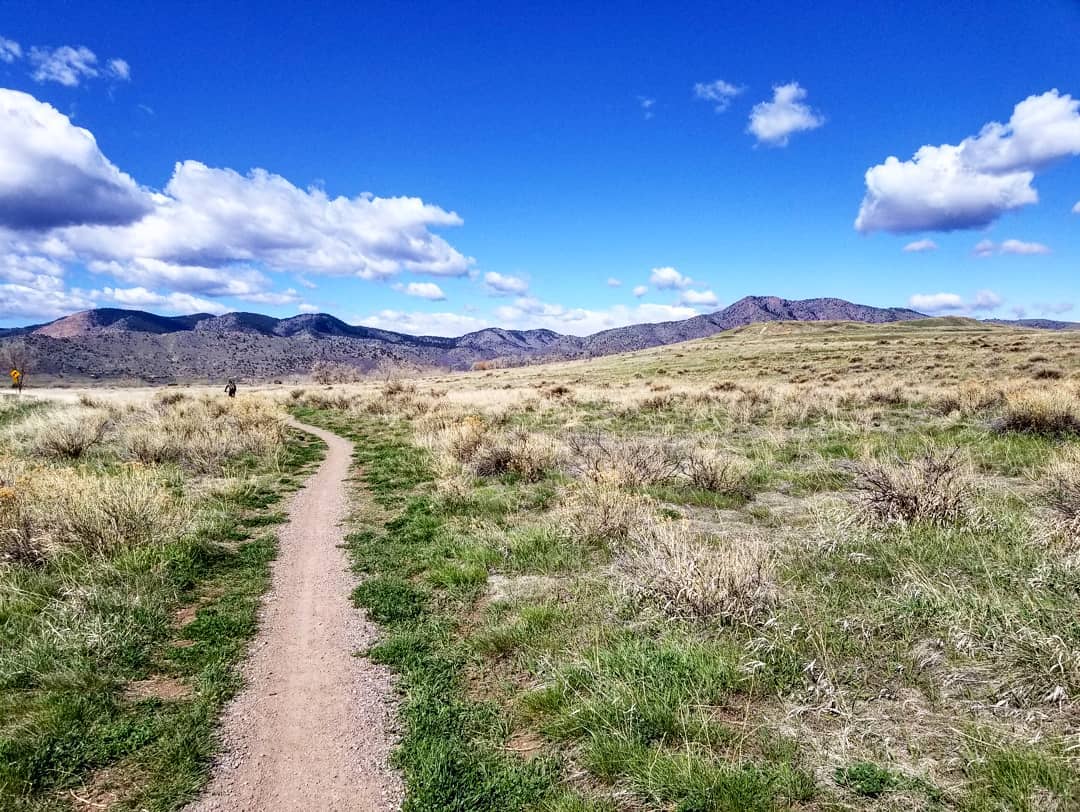 Trail view at Bear Creek Lake Park. Photo by Instagram user @rachelknauff
