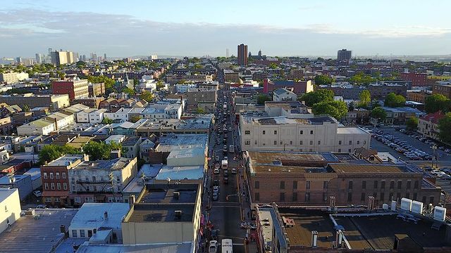 Drone Photo of Bergenline Avenue. Photo by Instagram user @luisvteq