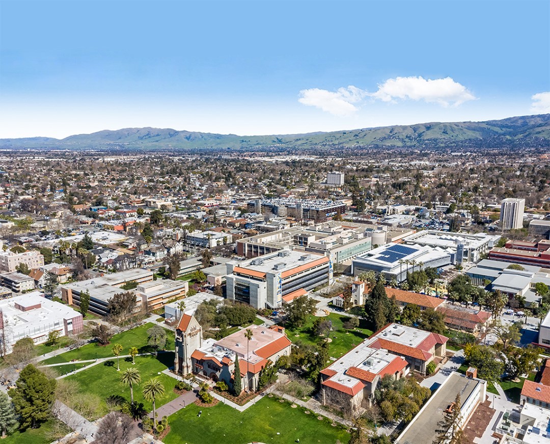 Skyline view of San Jose. Photo by Instagram user @sjsu