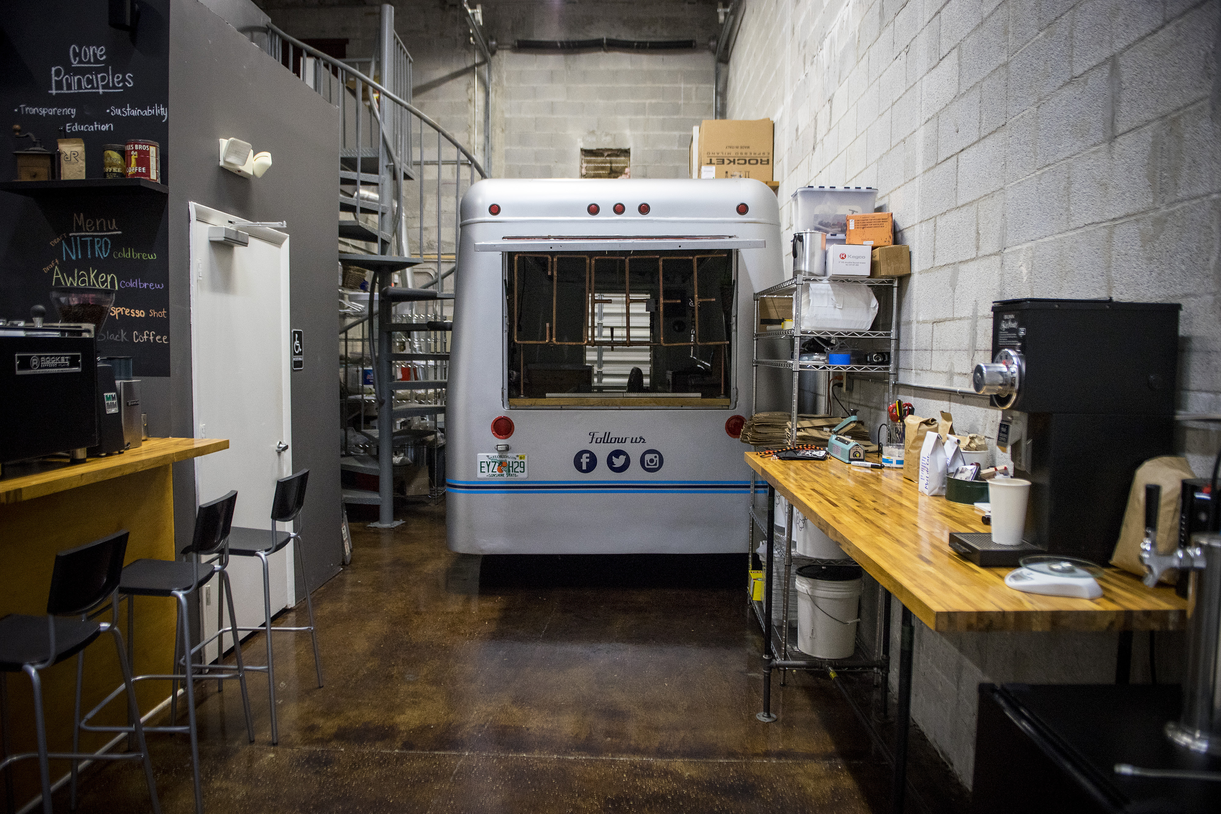 Relentless Coffee Roasters Cold Brew Station Coffee Truck