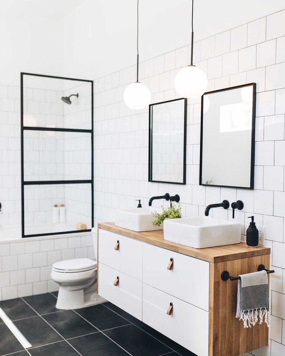 Home staging in bathroom. Photo by Instagram user @claudialp