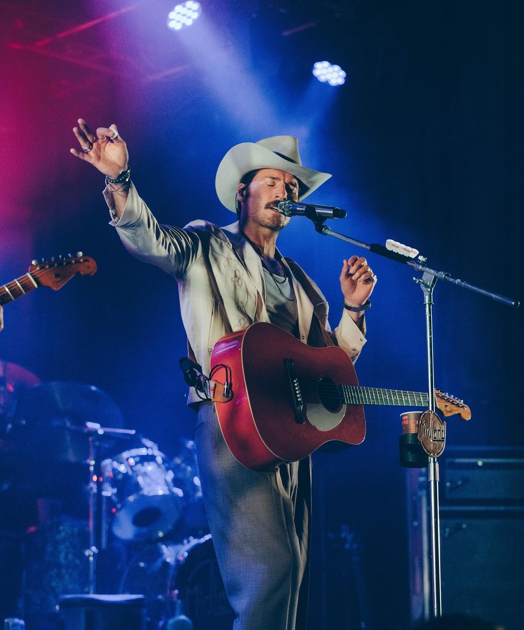 country music singer performing on stage. Photo by Instagram user @nikkixphillips