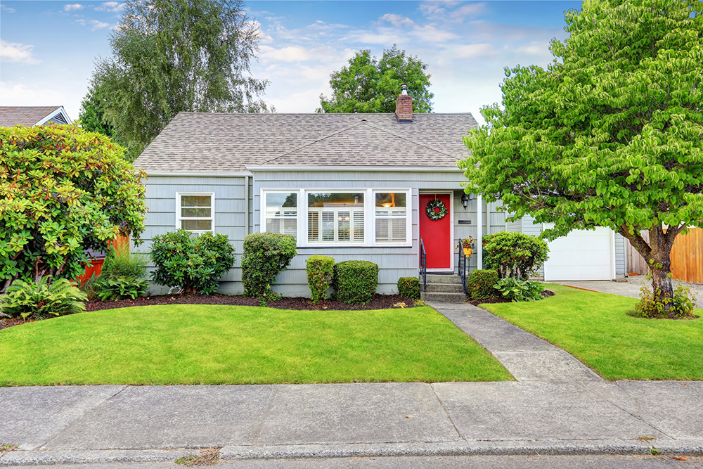 Small house in suburbs