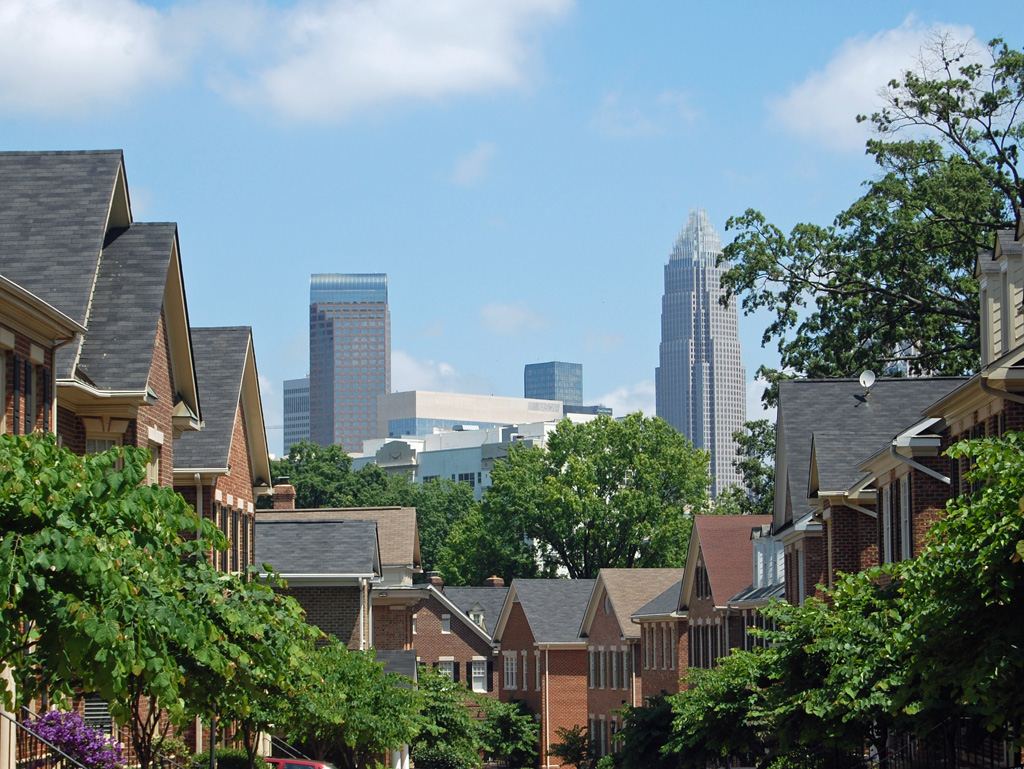 Dilworth Crescent Row in Charlotte, NC