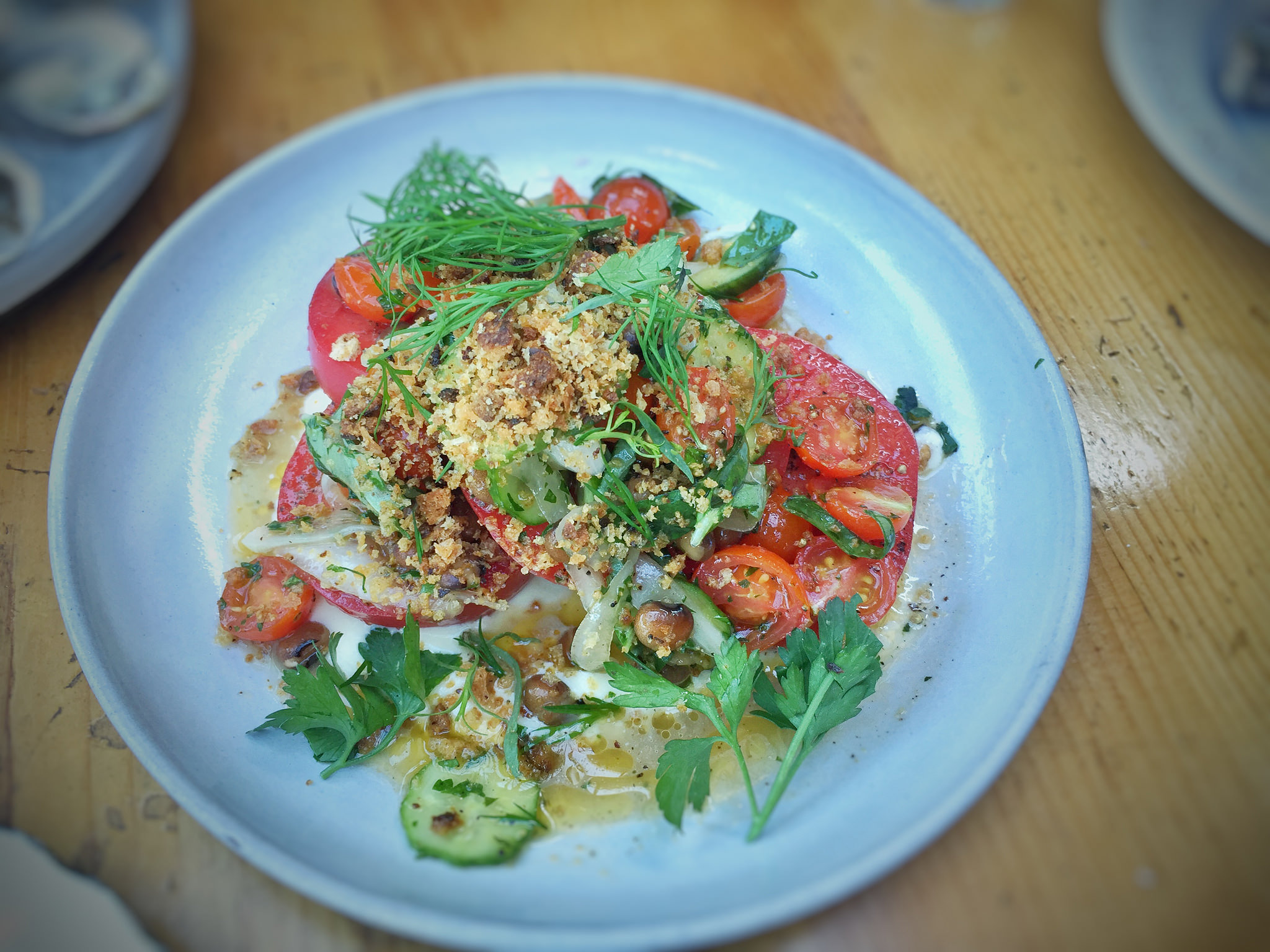 Salad at Hatchet Hall in Culver City, Los Angeles
