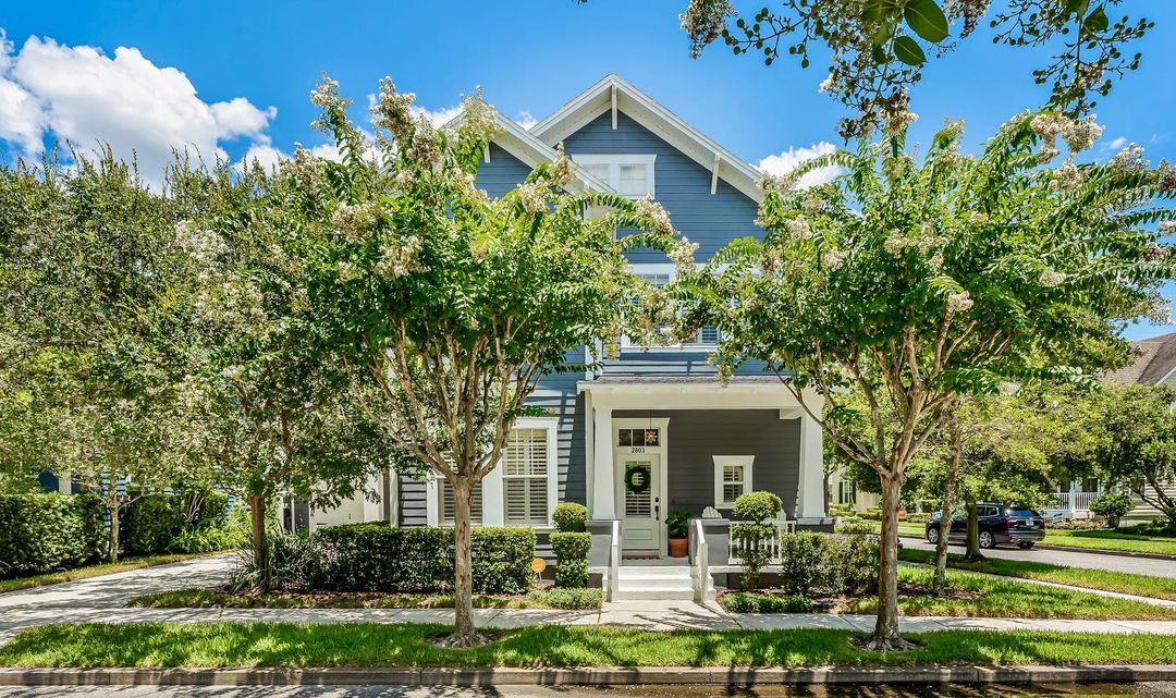 Two-story home in the Baldwin Park neighborhood of Orlando. Photo by Instagram user @rhondahunterrealestate