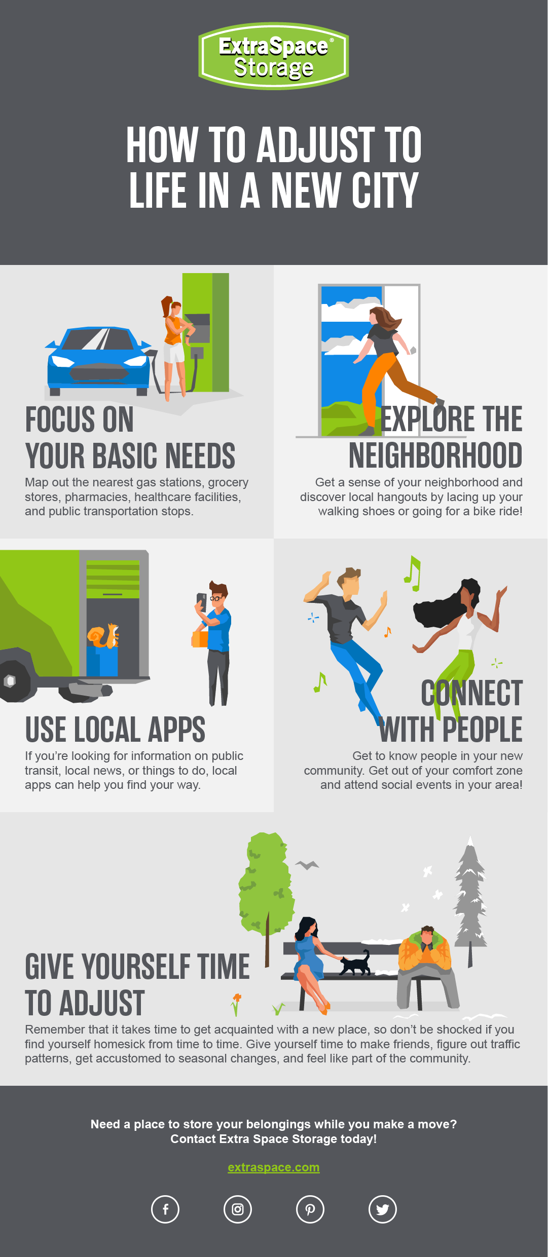 How to Adjust to Life in a New City (Infographic)