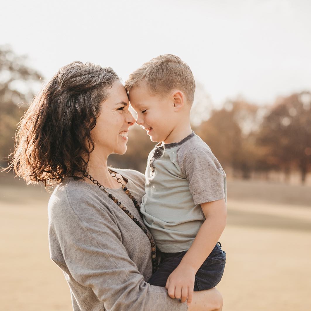 Mother and son. Photo by Instagram user @thisorganicgirl