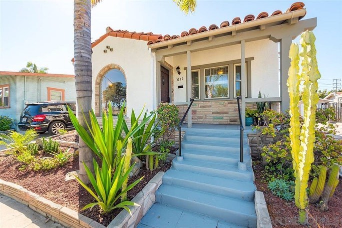 Spanish-Style Bungalow in Normal Heights, San Diego. Photo by Instagram user @ey_you