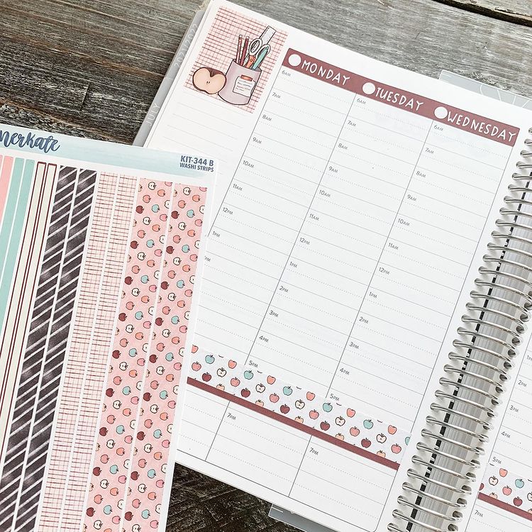 Nicely Designed Personalized Planner from the Planner Kate Etsy Shop. Photo by Instagram user @planner_kate