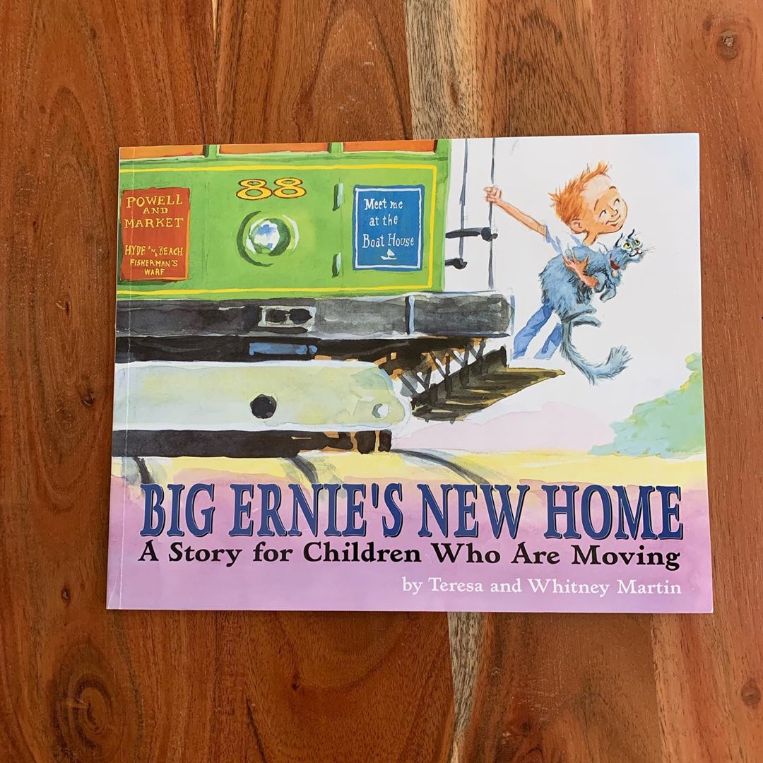 Copy of Big Ernie's New Home: A Story for Children Who Are Moving. Photo by Instagram user @snowyalligatorpress