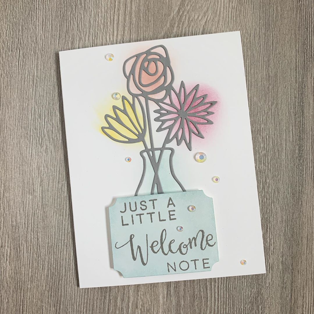 A welcome greeting card. Photo by Instagram user @thecardstudio