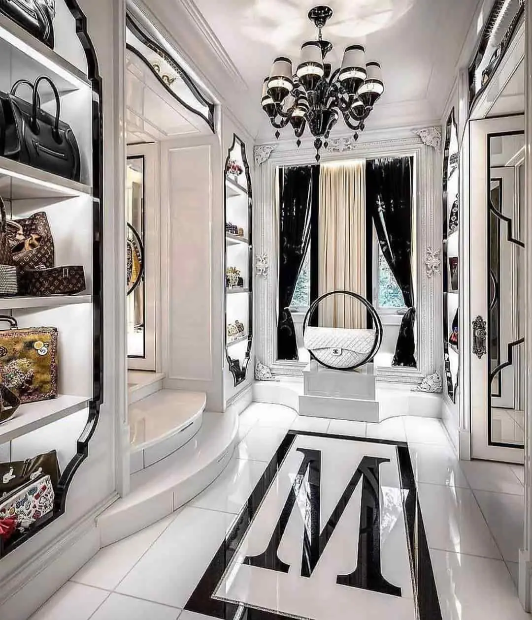 Glam Closet Design Walk In Wardrobe Design Ideas For Your Home